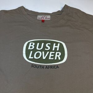 BUSH LOVER South Africa earth lover T SHIRT Sz Mens XXL Funny Ironic Hiking